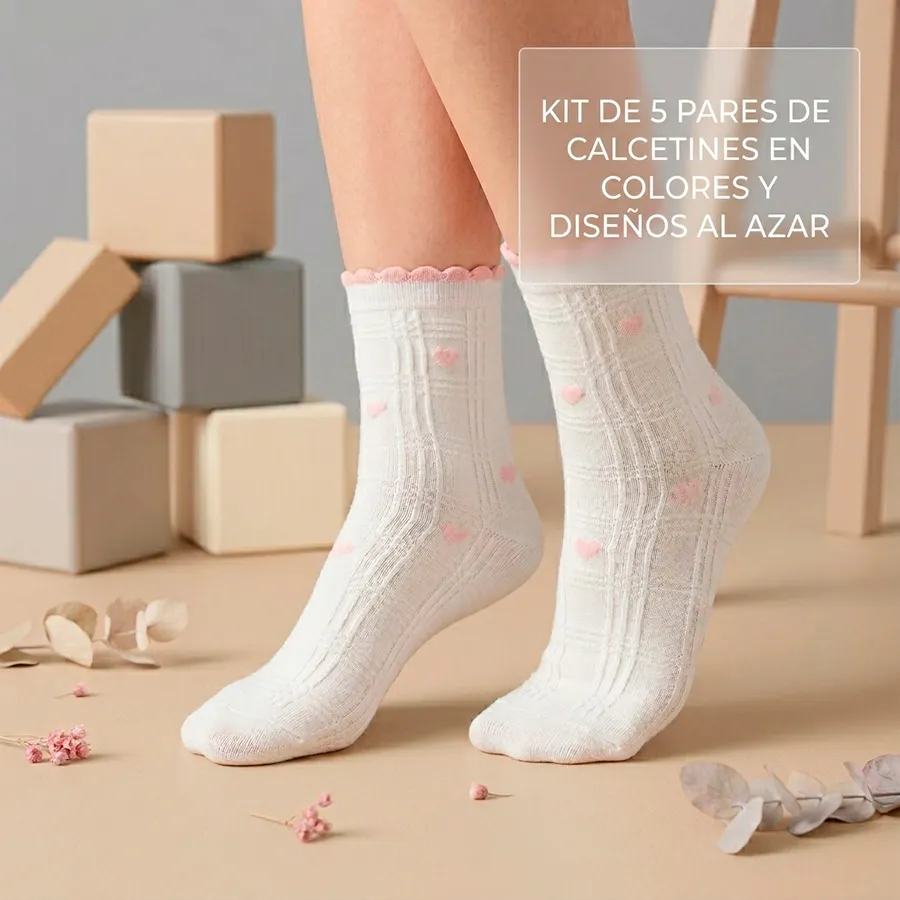 BE2017 KIT DE 5 CALCETINES UNISEX 10228